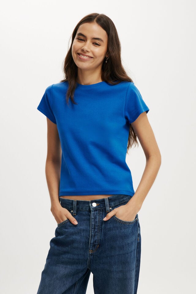 cotton on 90S Baby Tee berkshire blue