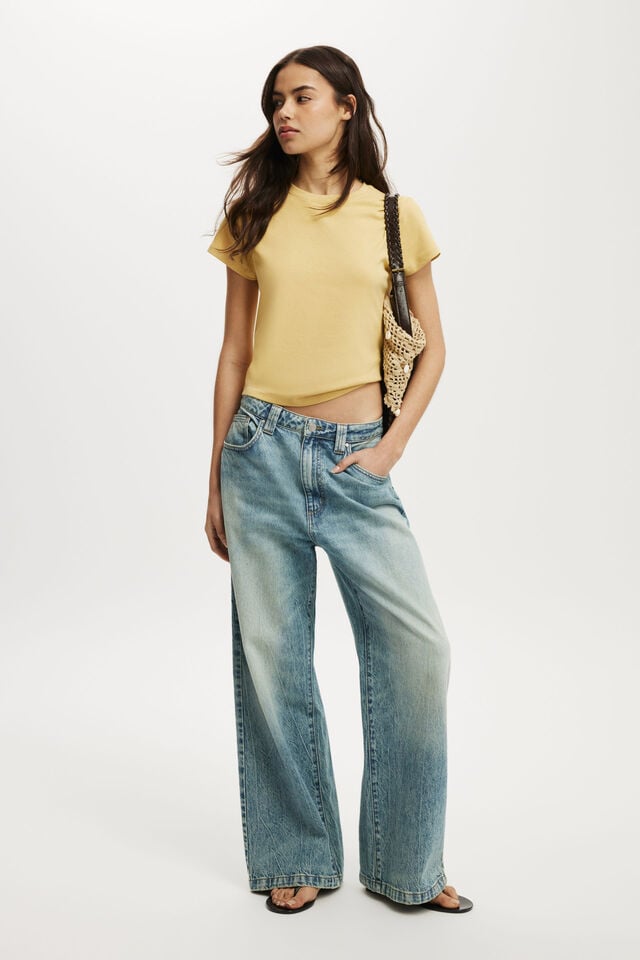 Cotton On 90S Baby Tee Dijon