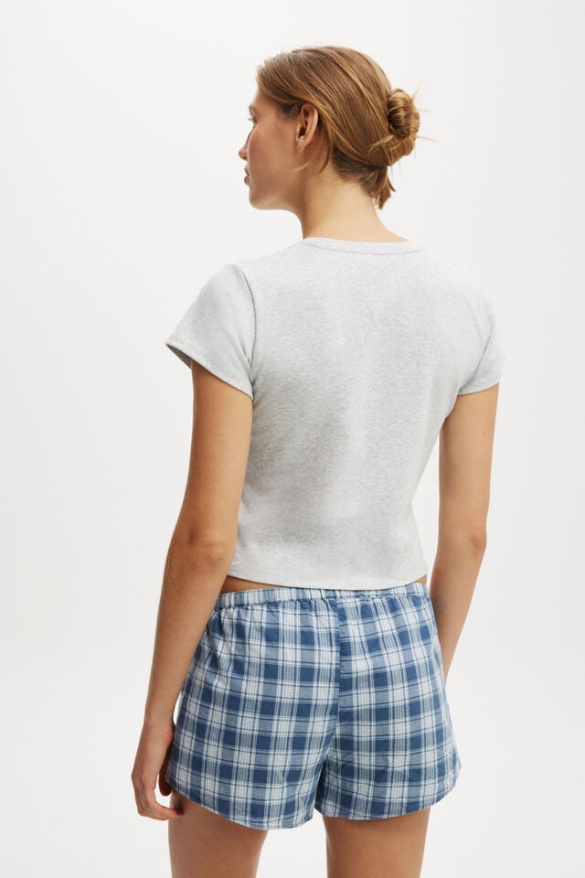 Cotton On 90S Baby Tee Grey Marle