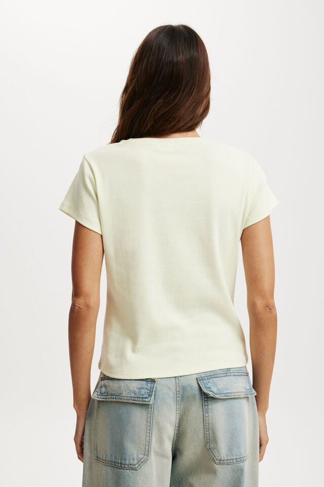 Cotton On 90S Baby Tee Honey Dew Haze