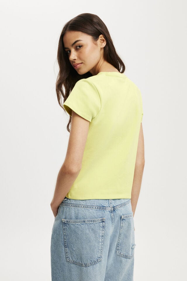 Cotton On 90S Baby Tee Iced Matcha