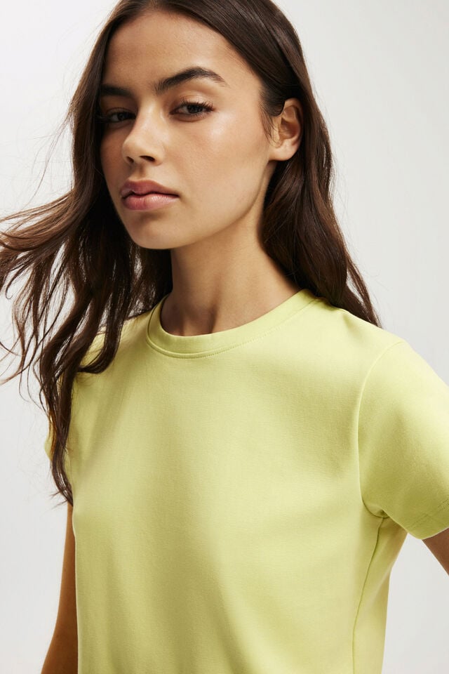 Cotton On 90S Baby Tee Iced Matcha