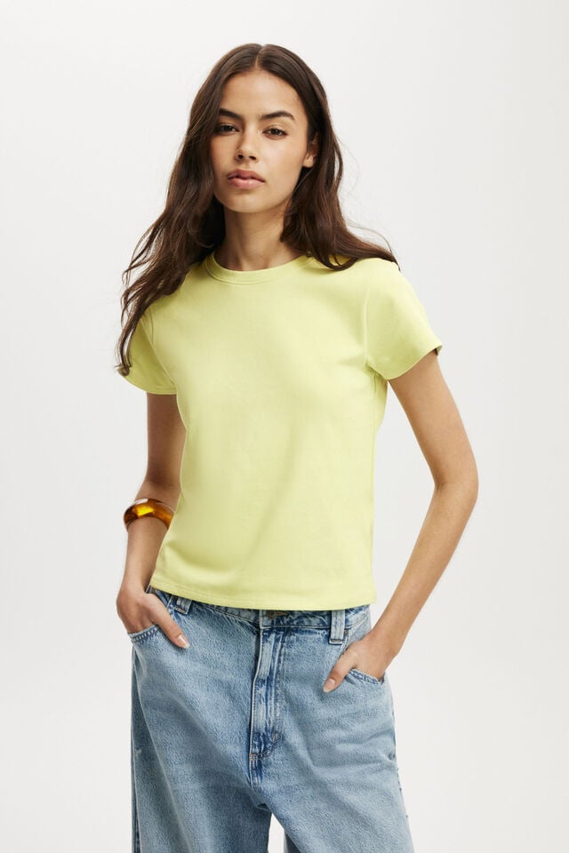 cotton on 90S Baby Tee iced matcha