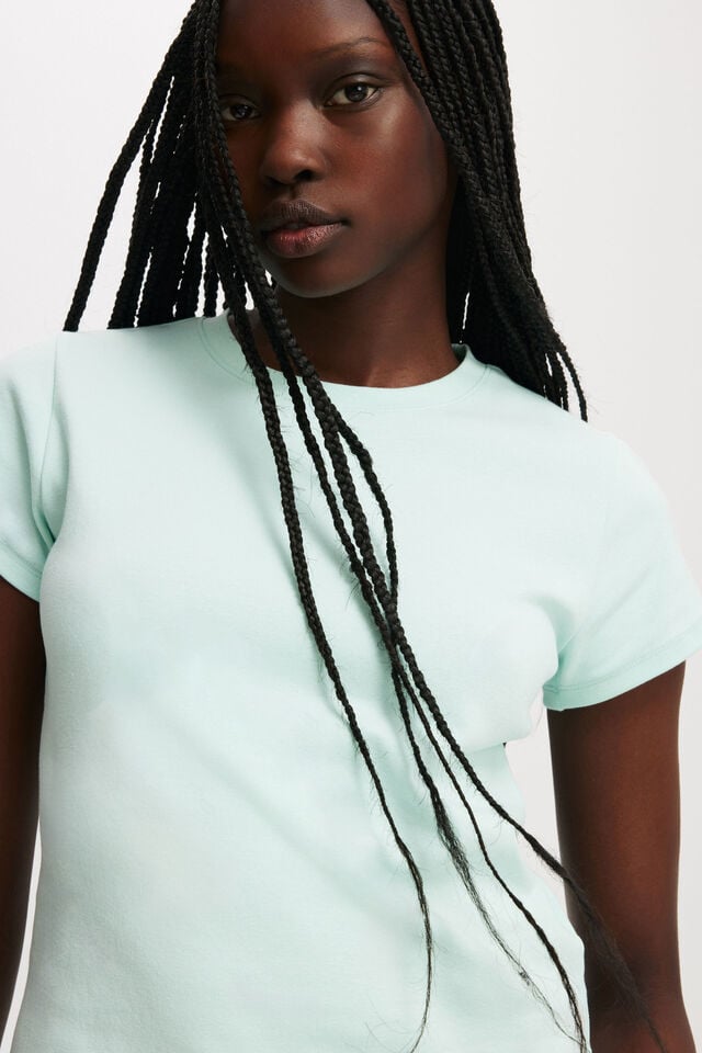 Cotton On 90S Baby Tee Mint Julip