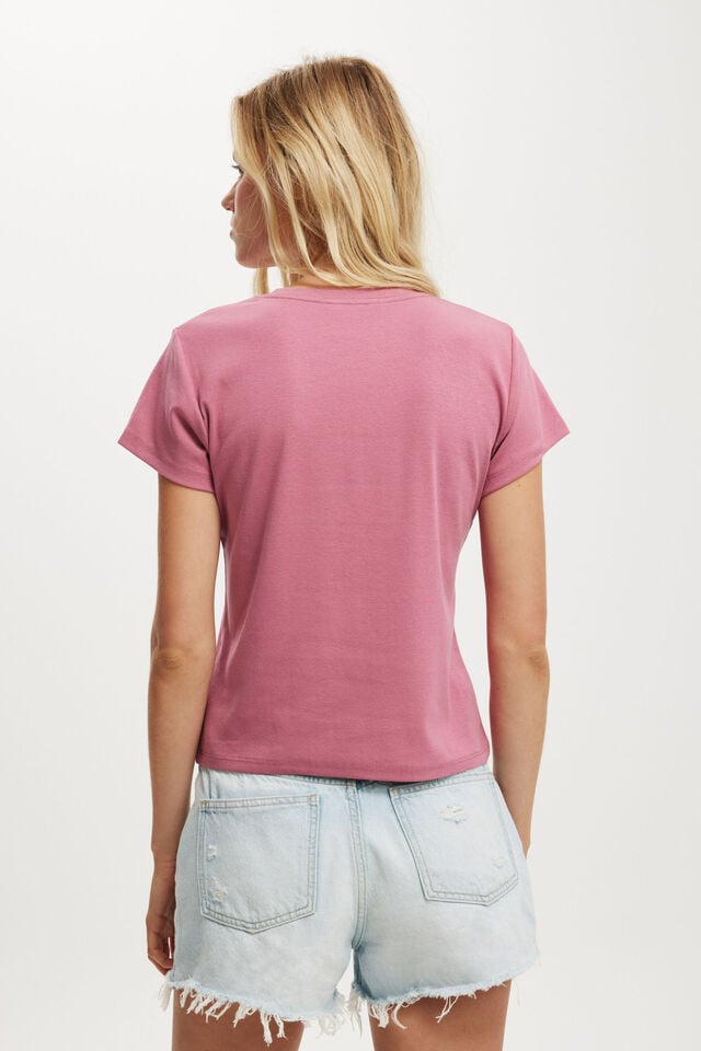 Cotton On 90S Baby Tee Mulberry