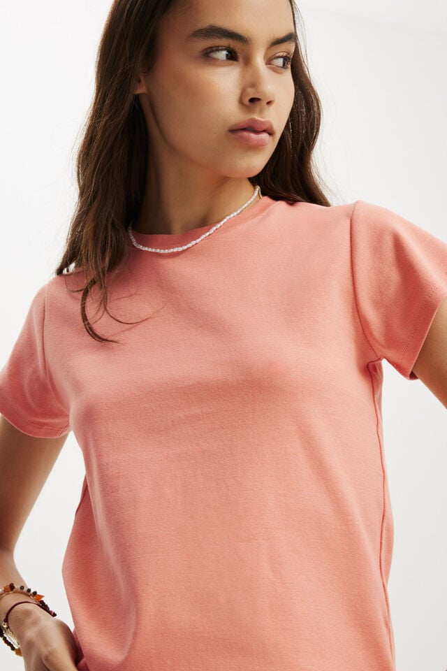 Cotton On 90S Baby Tee Nectarine