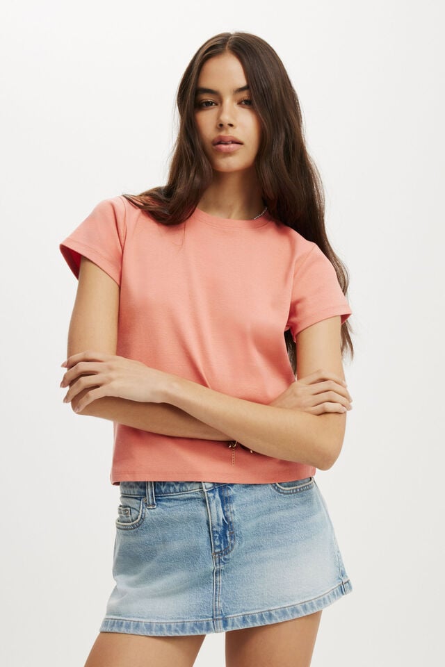 cotton on 90S Baby Tee nectarine