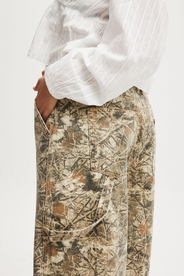 Cotton On 91 Baggy Denim Jort Camo/carpenter