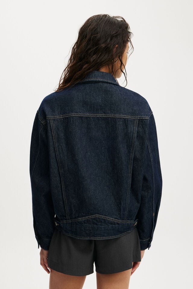 Cotton On 91 Denim Jacket Shutter Blue