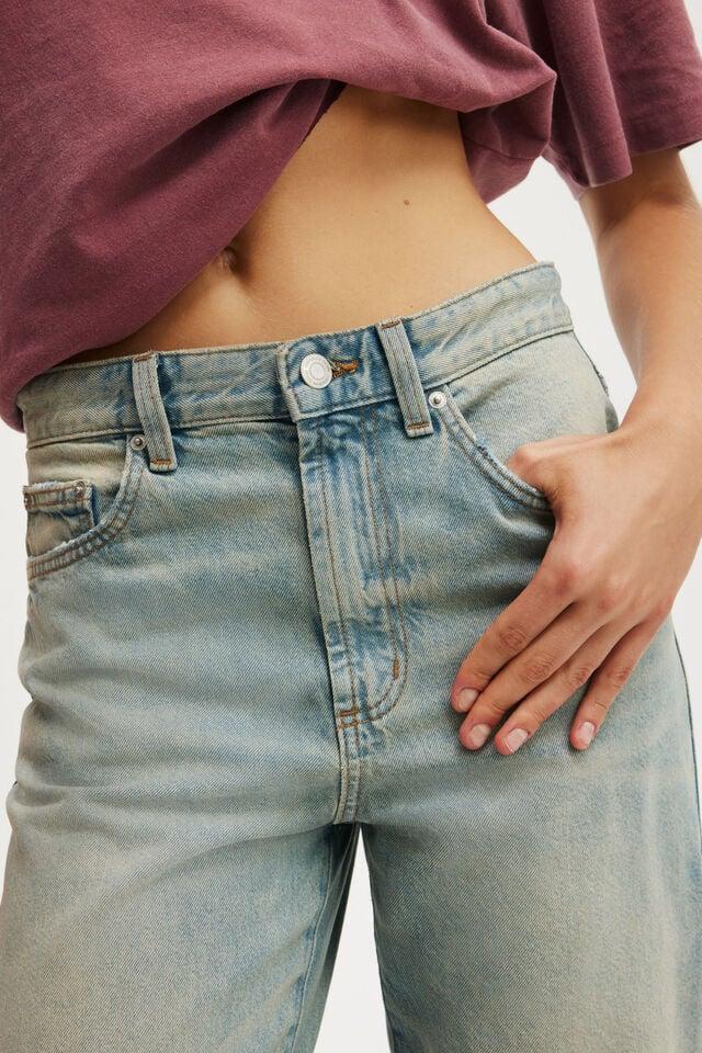 Cotton On 91 Straight Jean Halen Blue