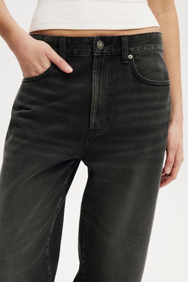 Cotton On 91 Straight Jean Onyx Black