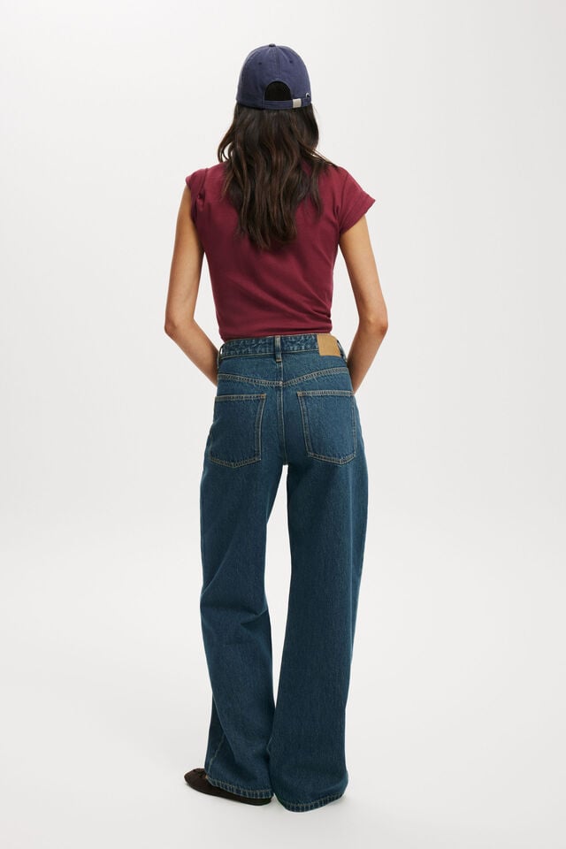 Cotton On 91 Straight Jean Venus Blue