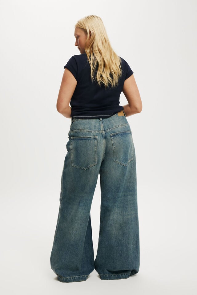 Cotton On 91 Wide Jean Britney Blue