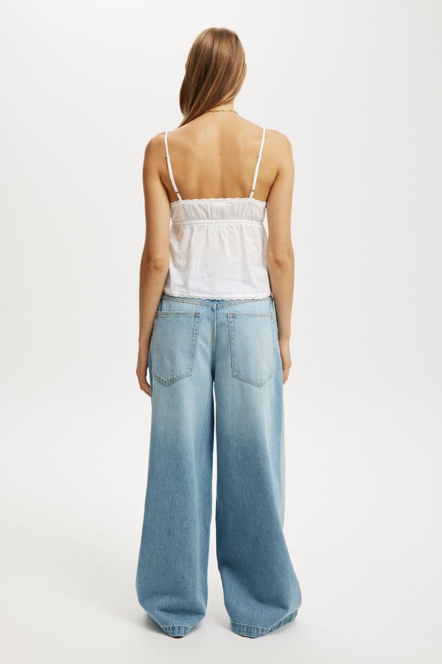 Cotton On 91 Wide Jean Cassette Blue