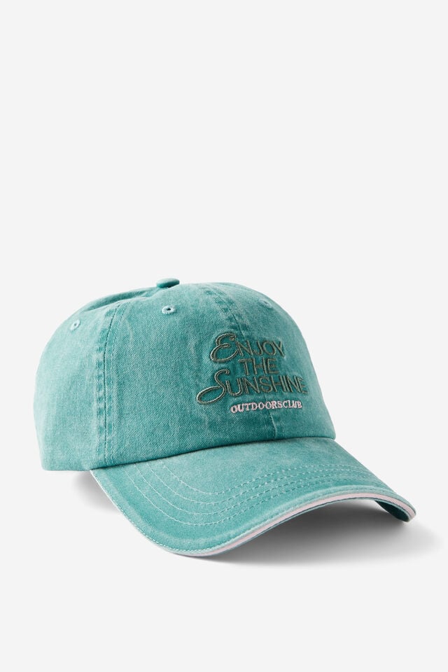 cotton on Active Graphic Cap trek green wellbeing