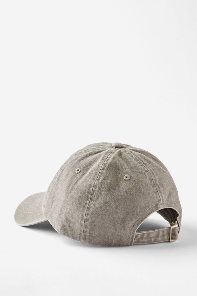 Cotton On Active Graphic Cap Washed Grey Bac