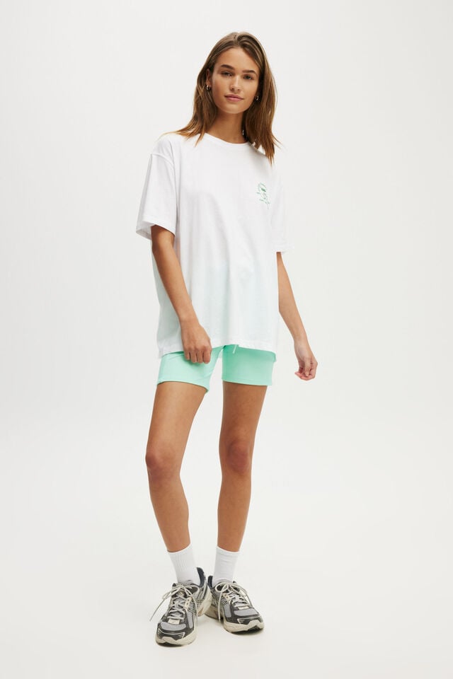 Cotton On Active Graphic Tshirt White/social Club