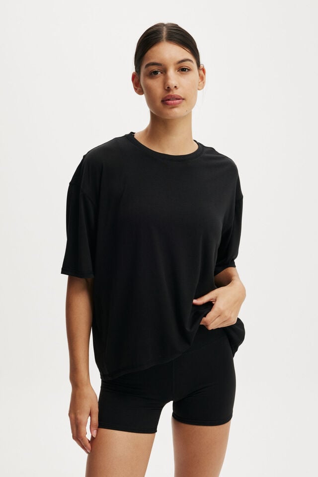 cotton on Active Lightweight Tshirt black