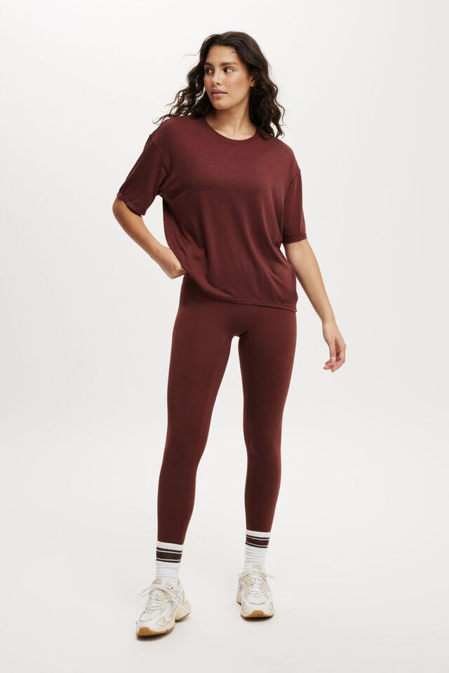 Cotton On Active Lightweight Tshirt Cappuccino