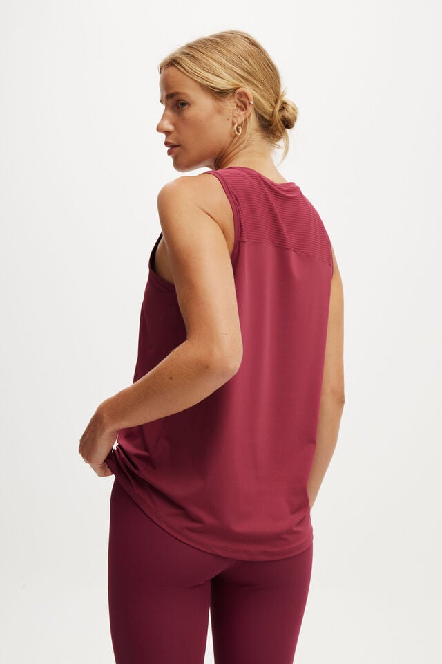 Cotton On Active Tank Sangria