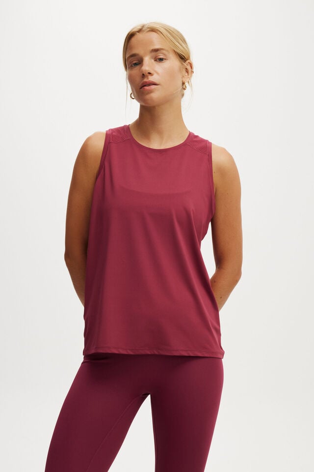 Cotton On Active Tank Sangria