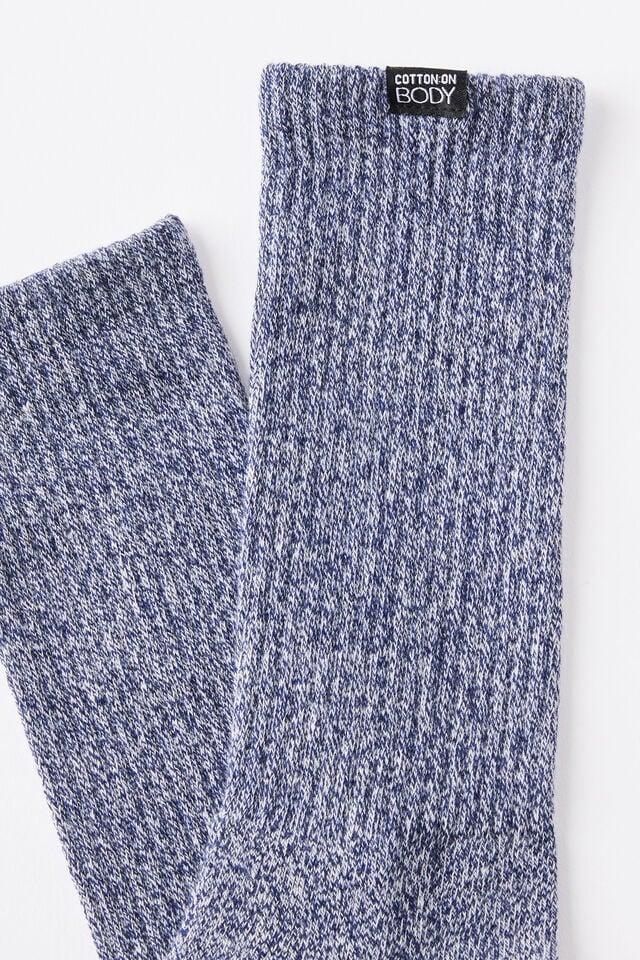 Cotton On Active Tube Sock Heritage Blue Marle Pip