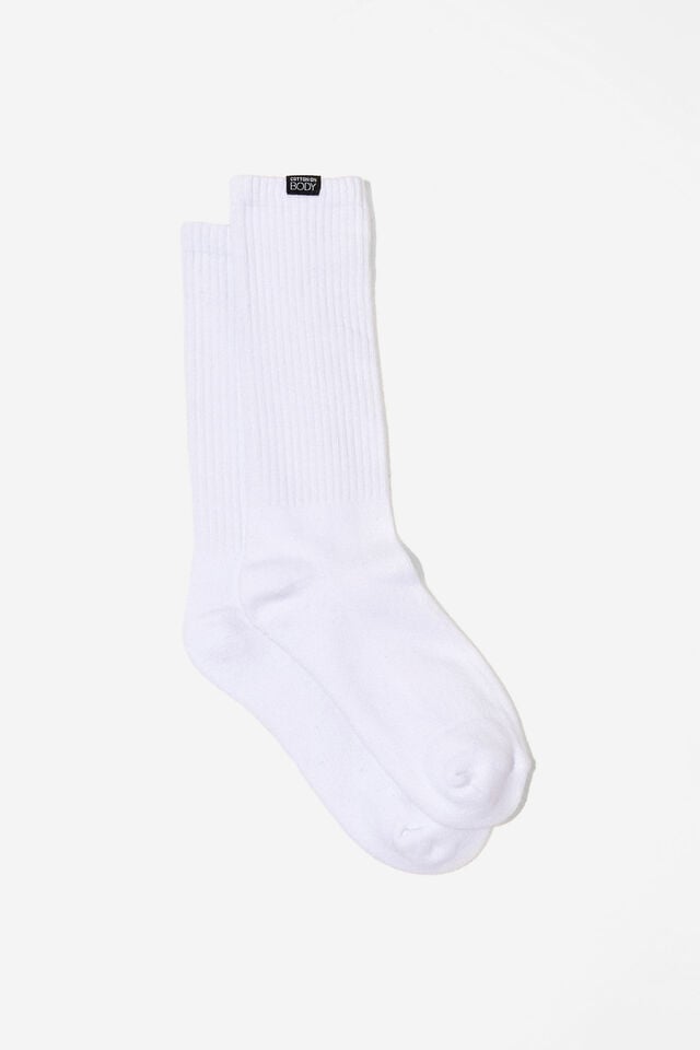 cotton on Active Tube Sock white pip