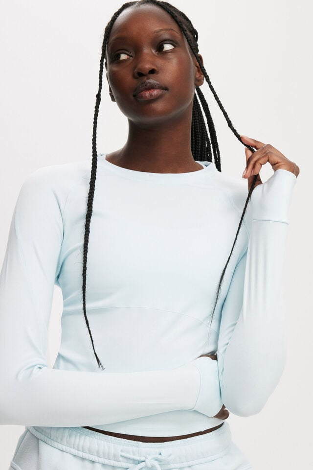 Cotton On Active Workout Longsleeve Clear Water