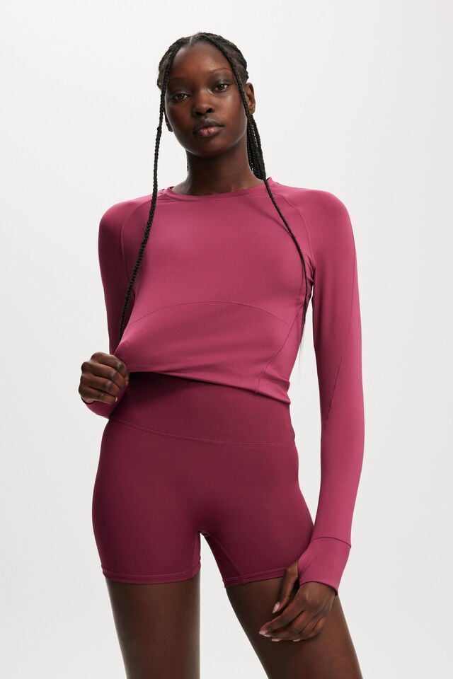 cotton on Active Workout Longsleeve sangria