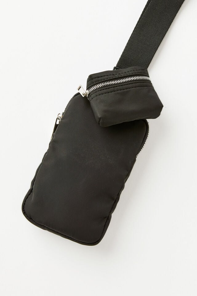Cotton On Active Wristlet Pouch Black
