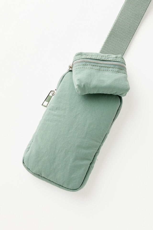 Cotton On Active Wristlet Pouch Iceberg Green