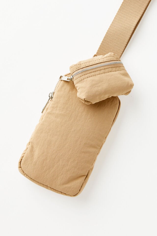 Cotton On Active Wristlet Pouch Sesame