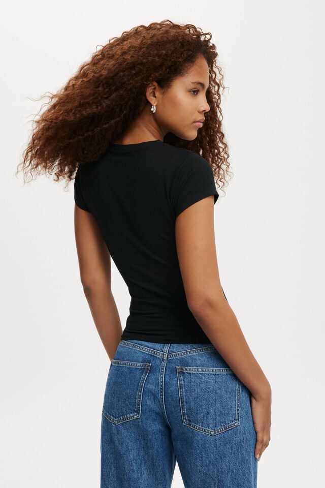 Cotton On All Day Crew Tee Black