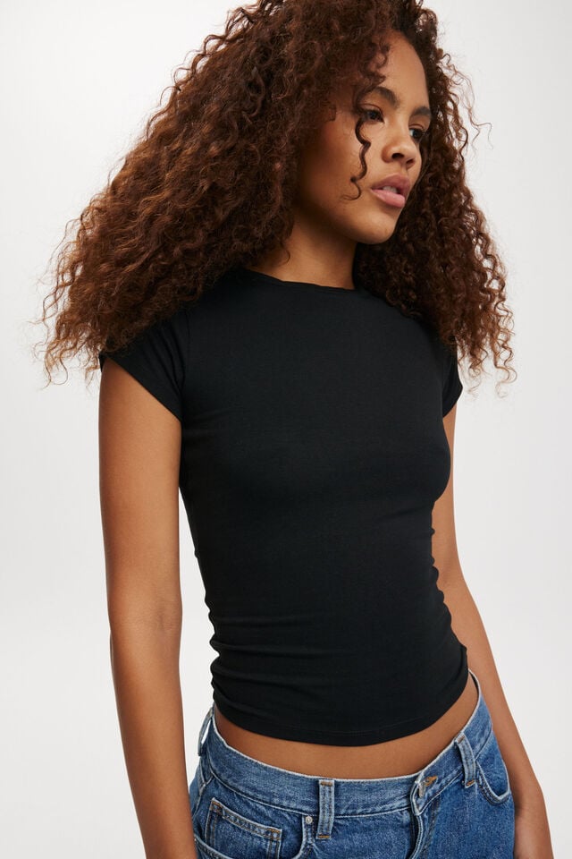Cotton On All Day Crew Tee Black