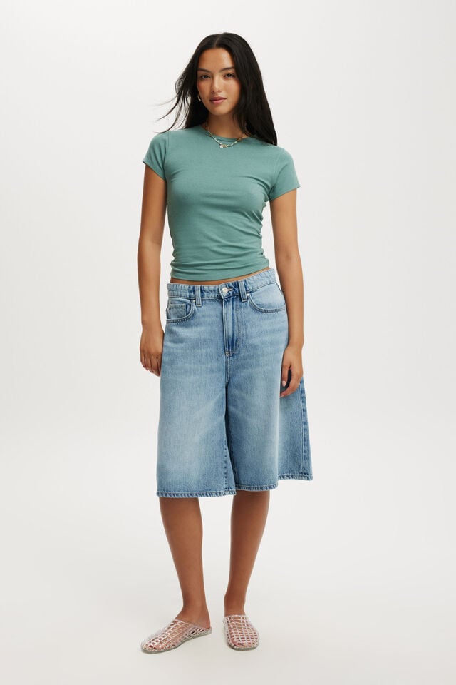 Cotton On All Day Crew Tee Cloudy Jade