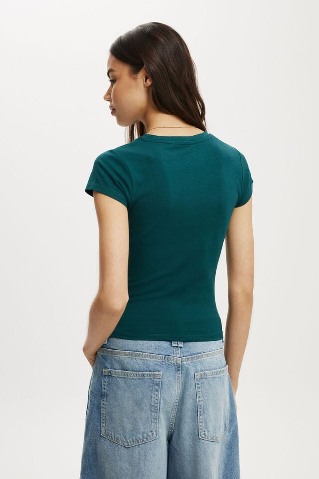 Cotton On All Day Crew Tee Dark Ivy