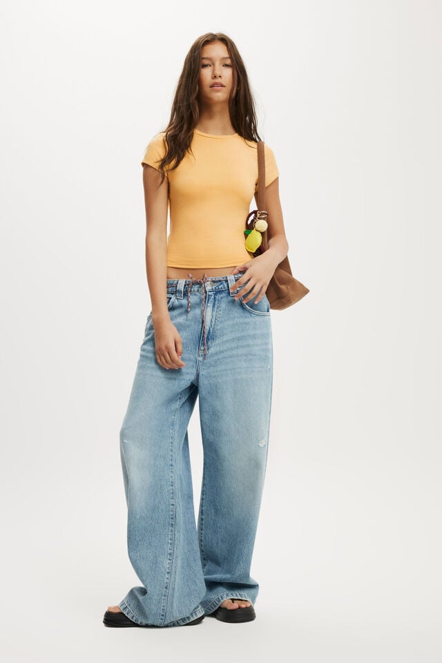 Cotton On All Day Crew Tee Dijon