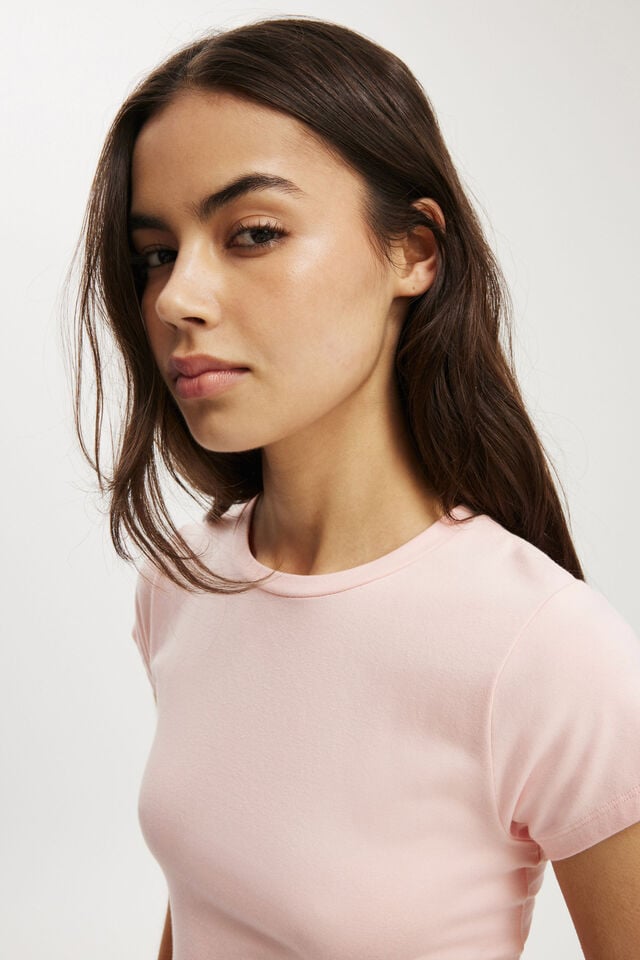 Cotton On All Day Crew Tee Peach Spritz