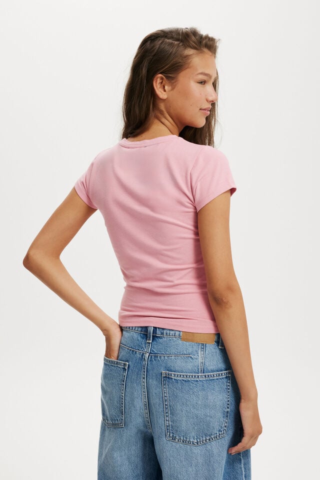 Cotton On All Day Crew Tee Prairie Pink