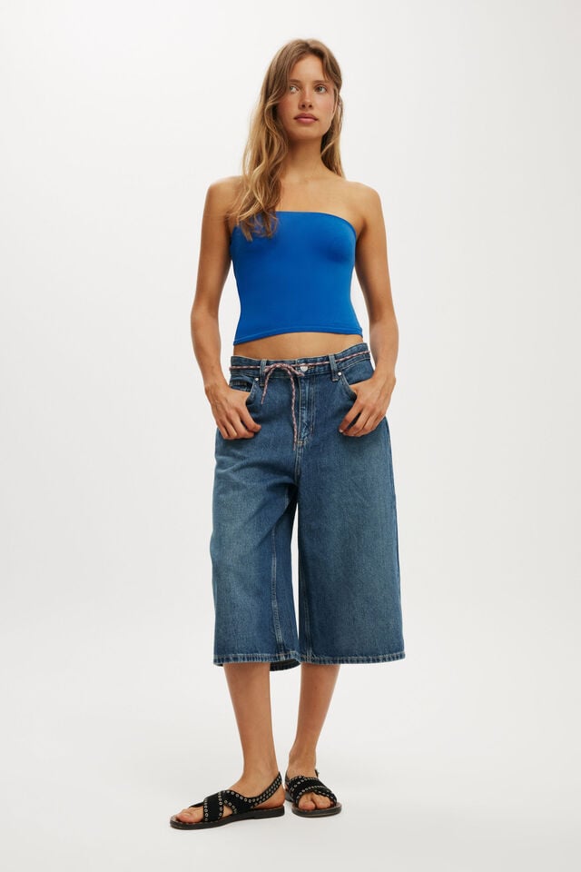 Cotton On All Day Tube Top Berkshire Blue