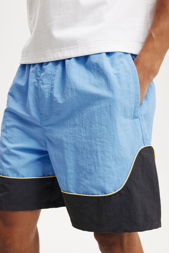 Cotton On All Purpose Short Soft Blue / Black Panel