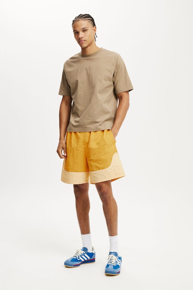 cotton on All Purpose Short yellow tonal panel