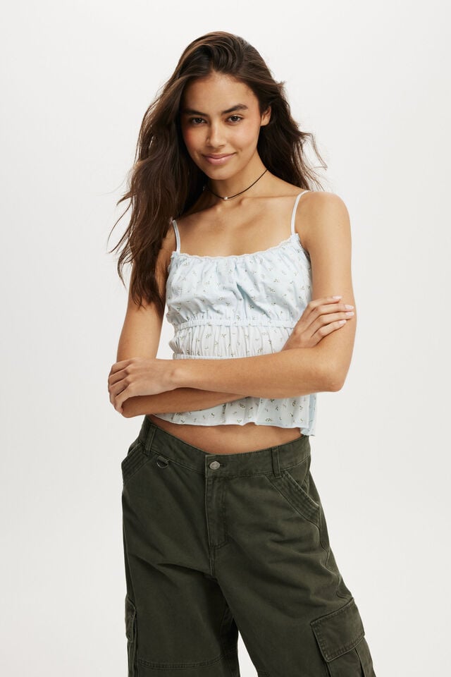 cotton on Annie Lace Cami sophia ditsy seamist