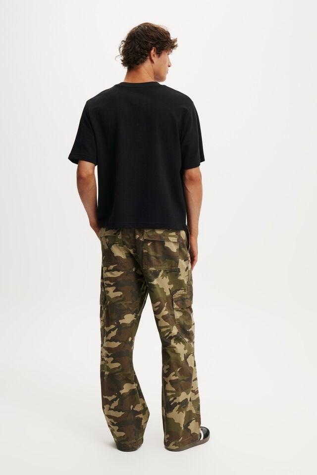 Cotton On Axel Super Baggy Cargo Pant Dark Camo