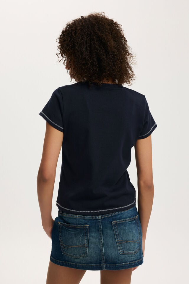 Cotton On Baby Graphic Tee 222/ Total Eclipse