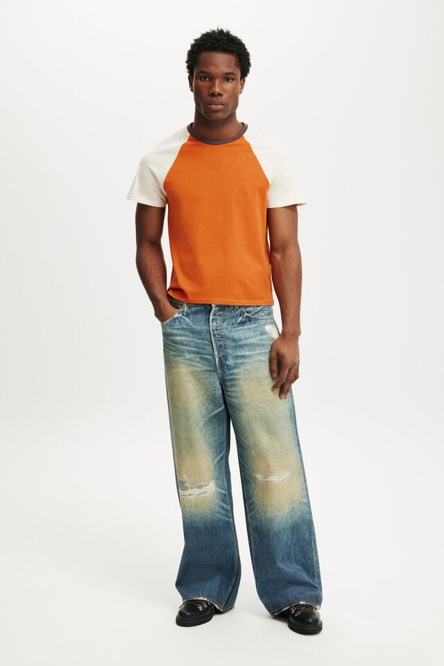 Cotton On Baby T-Shirt Burnt Jaffa/ Creampuff