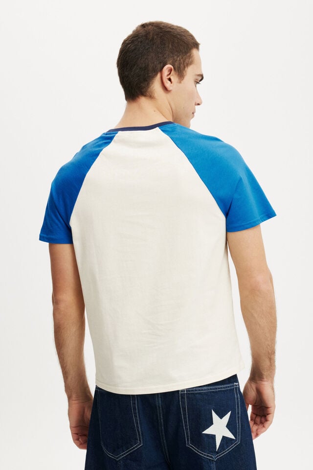 Cotton On Baby T-Shirt Creampuff/ Electric Blue