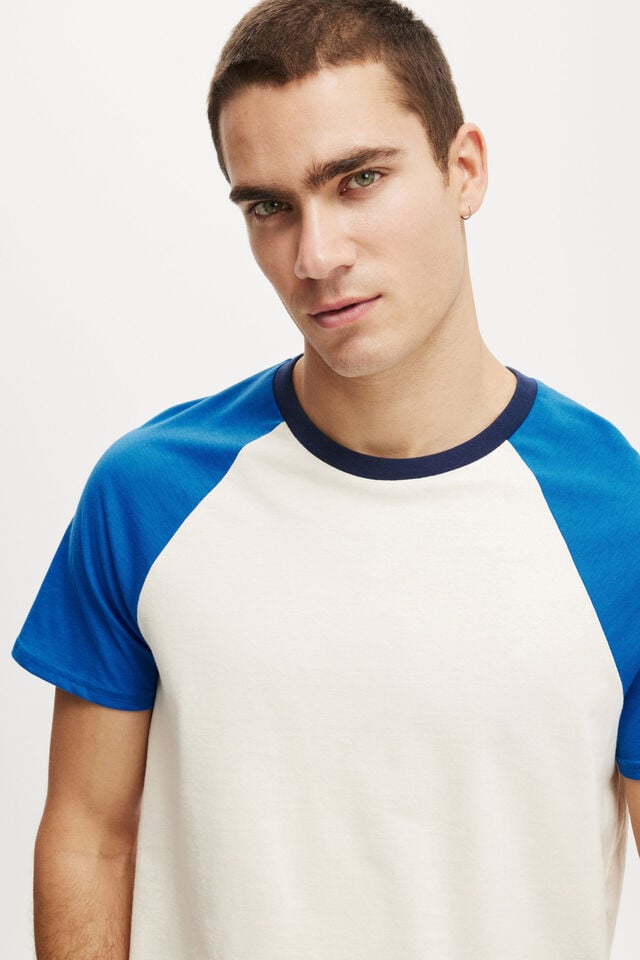 Cotton On Baby T-Shirt Creampuff/ Electric Blue