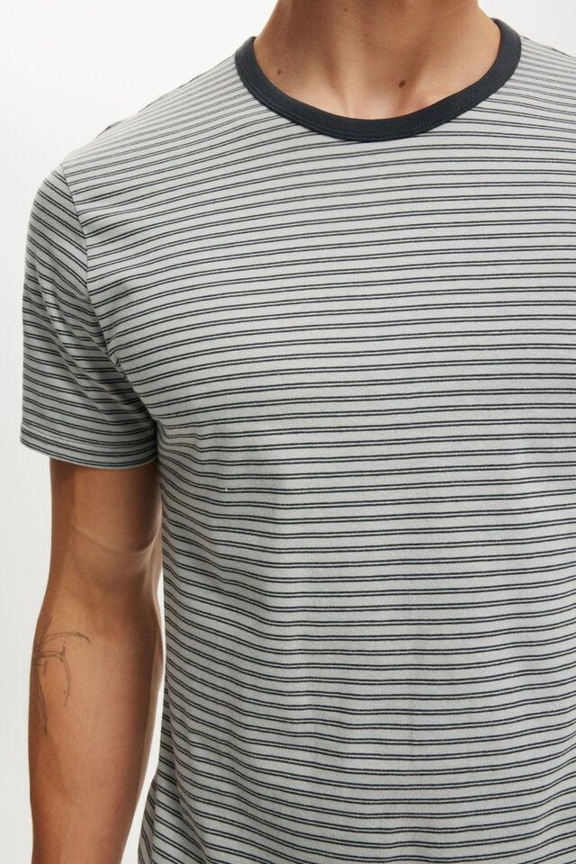 Cotton On Baby T-Shirt Grey Micro Stripe