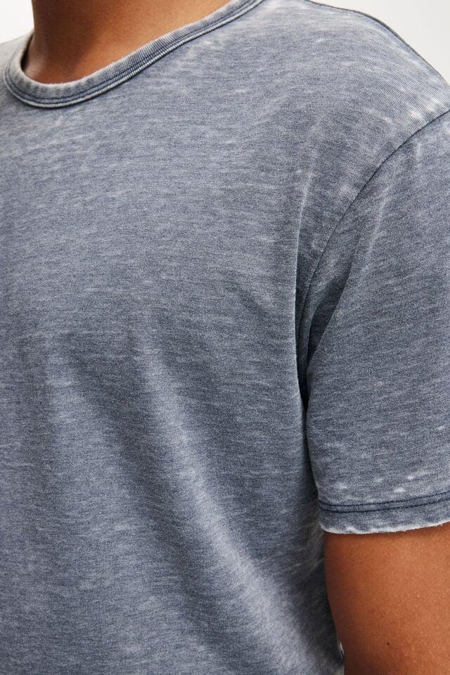 Cotton On Baby T-Shirt True Navy Burnout